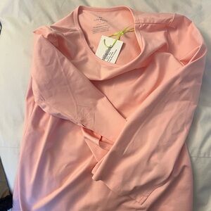Dudley Stephens Wilshire Top in Jersey in PINK. Size small. NWT